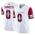 Rebec W.Commanders #0 Mike Sainristil Player White Vapor F.U.S.E. Limited Home Game Stitched Jerseys