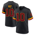 Rebec W.Commanders #10 Tress Way Player Black Limited Home Game Stitched Jerseys
