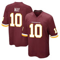 Rebec W.Commanders #10 Tress Way Player Burgundy Team Color Home Game Stitched Jerseys