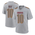 Rebec W.Commanders #10 Tress Way Player Gray Atmosphere Fashion Home Game Stitched Jerseys