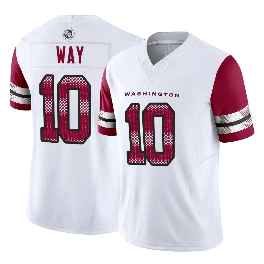 Rebec W.Commanders #10 Tress Way Player White Vapor F.U.S.E. Limited Home Game Stitched Jerseys