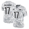 Rebec W.Commanders #17 Terry Mclaurin Player Arctic Camo Limited Salute To Service Home Game Stitched Jerseys
