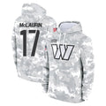 Rebec W.Commanders #17 Terry Mclaurin Player Arctic Camo Limited Salute to Service Pullover Hoodies Game Stitched Jerseys