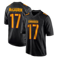 Rebec W.Commanders #17 Terry Mclaurin Player Black Carbon Fashion Home Game Stitched Jerseys