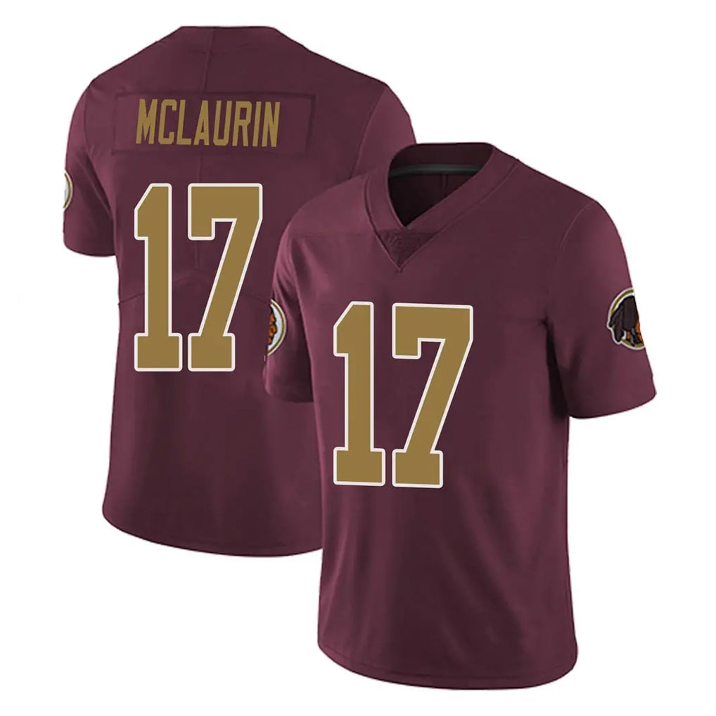 Rebec W.Commanders #17 Terry Mclaurin Player Burgundy Alternate Vapor Untouchable Home Game Stitched Jerseys