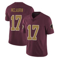 Rebec W.Commanders #17 Terry Mclaurin Player Burgundy Alternate Vapor Untouchable Home Game Stitched Jerseys
