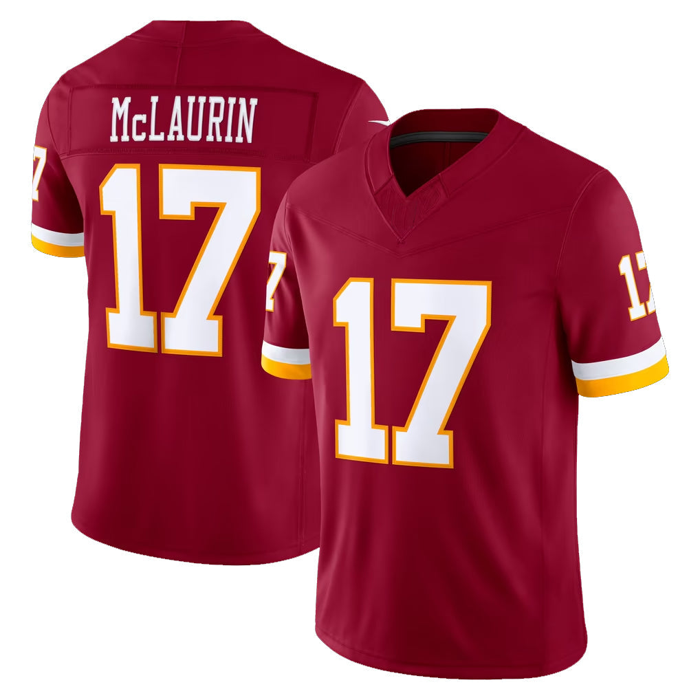 Rebec W.Commanders #17 Terry Mclaurin Player Burgundy Limited Team Vapor F.U.S.E. Home Game Stitched Jerseys