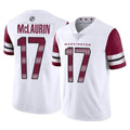 Rebec W.Commanders #17 Terry Mclaurin Player White Limited Vapor Home Game Stitched Jerseys