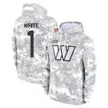 Rebec W.Commanders #1 Rachaad White Player Arctic Camo Limited Salute to Service Pullover Hoodies Game Stitched Jerseys