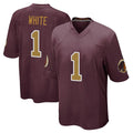 Rebec W.Commanders #1 Rachaad White Player Burgundy Alternate Home Game Stitched Jerseys