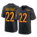 Rebec W.Commanders #22 Jacory Croskey-Merritt Player Black Home Game Stitched Jerseys