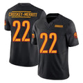 Rebec W.Commanders #22 Jacory Croskey-Merritt Player Black Limited Vapor F.U.S.E. Home Game Stitched Jerseys