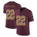Rebec W.Commanders #22 Jacory Croskey-Merritt Player Burgundy Alternate Vapor Untouchable Home Game Stitched Jerseys