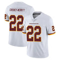Rebec W.Commanders #22 Jacory Croskey-Merritt Player White Limited Vapor Untouchable Home Game Stitched Jerseys