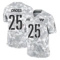 Rebec W.Commanders #25 Nick Cross Player Arctic Camo Limited Salute To Service Home Game Stitched Jerseys