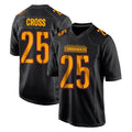 Rebec W.Commanders #25 Nick Cross Player Black Carbon Fashion Home Game Stitched Jerseys