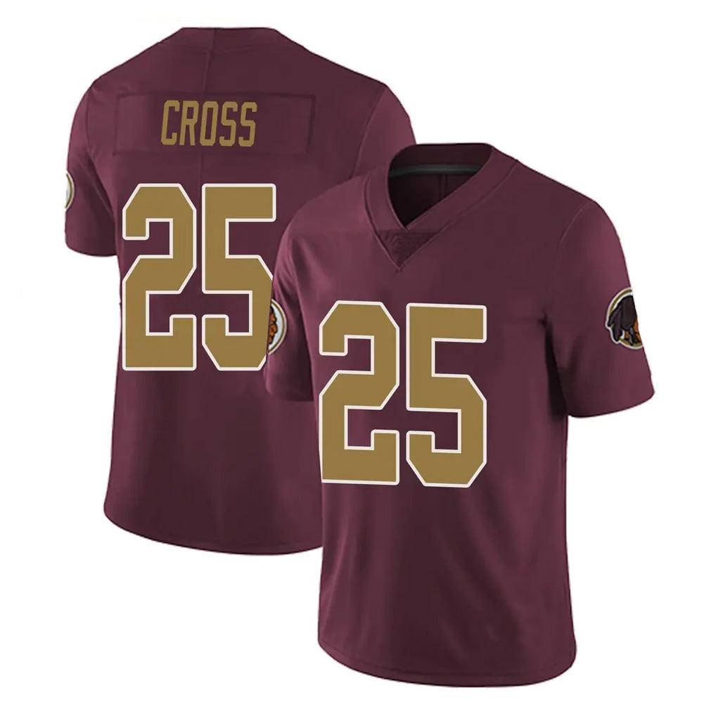 Rebec W.Commanders #25 Nick Cross Player Burgundy Alternate Vapor Untouchable Home Game Stitched Jerseys