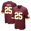 Rebec W.Commanders #25 Nick Cross Player Burgundy Team Color Home Game Stitched Jerseys