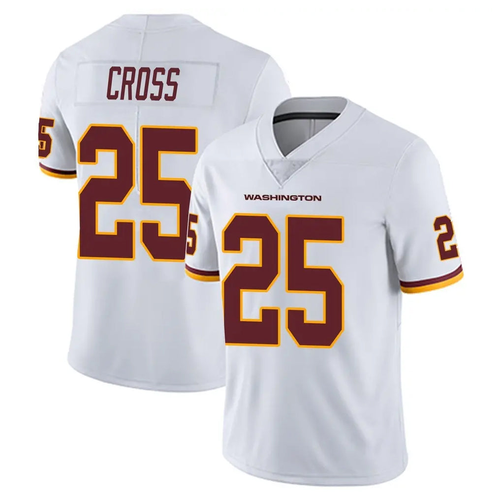 Rebec W.Commanders #25 Nick Cross Player White Limited Vapor Untouchable Home Game Stitched Jerseys