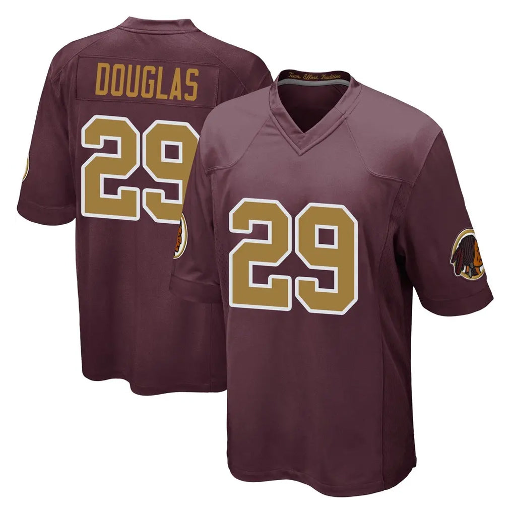 Rebec W.Commanders #29 Rasul Douglas Player Burgundy Alternate Home Game Stitched Jerseys