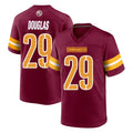 Rebec W.Commanders #29 Rasul Douglas Player Burgundy Home Game Stitched Jerseys