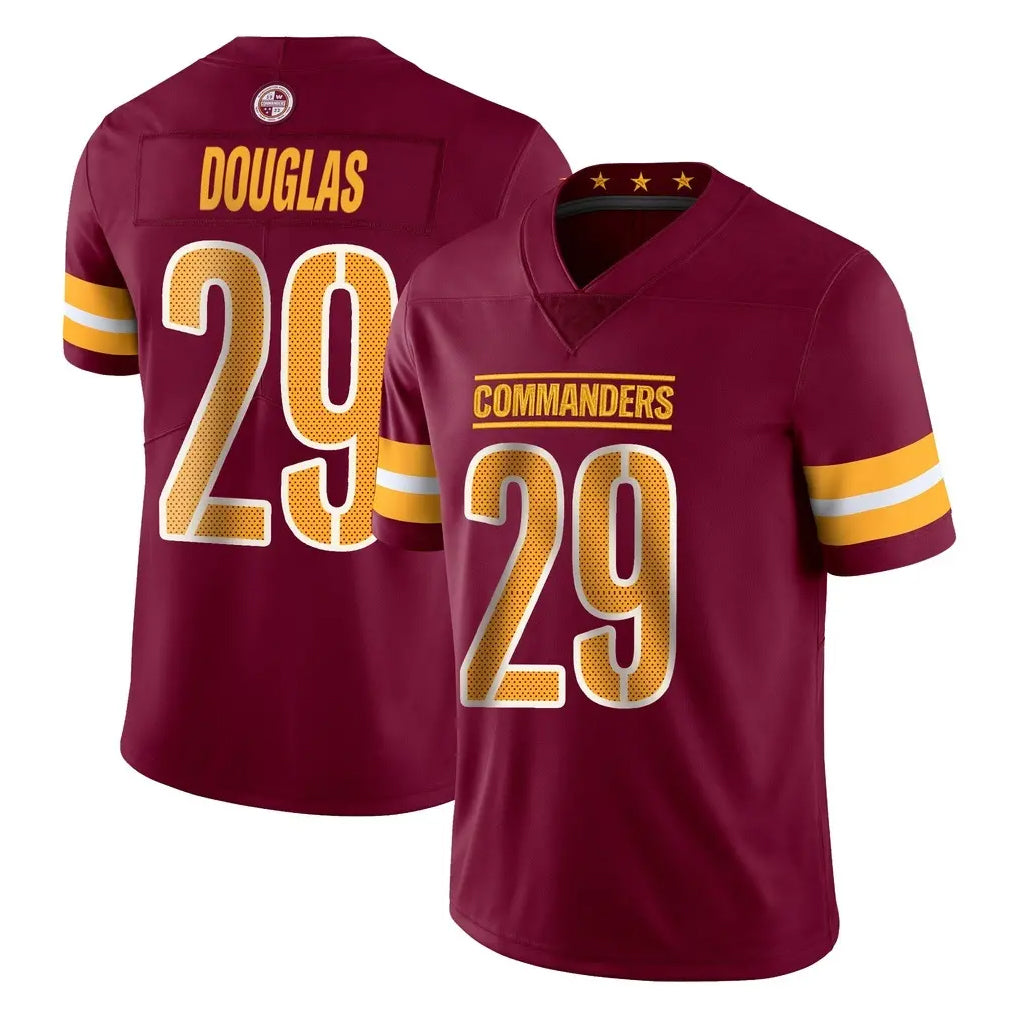Rebec W.Commanders #29 Rasul Douglas Player Burgundy Limited Vapor Home Game Stitched Jerseys