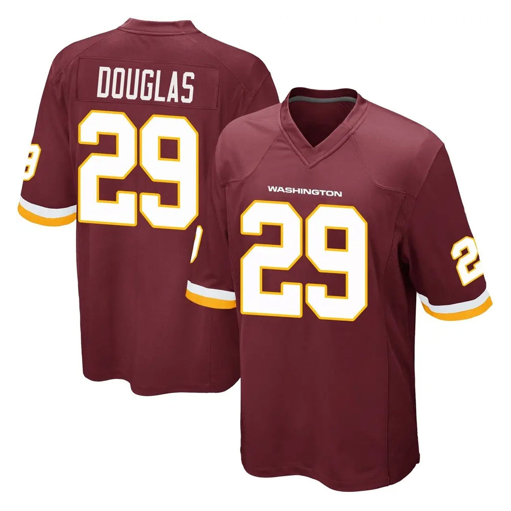 Rebec W.Commanders #29 Rasul Douglas Player Burgundy Team Color Home Game Stitched Jerseys