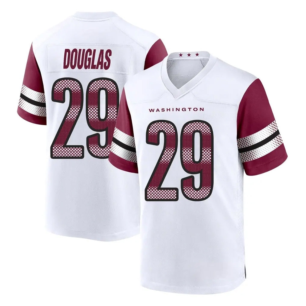 Rebec W.Commanders #29 Rasul Douglas Player White Game Home Stitched Jerseys