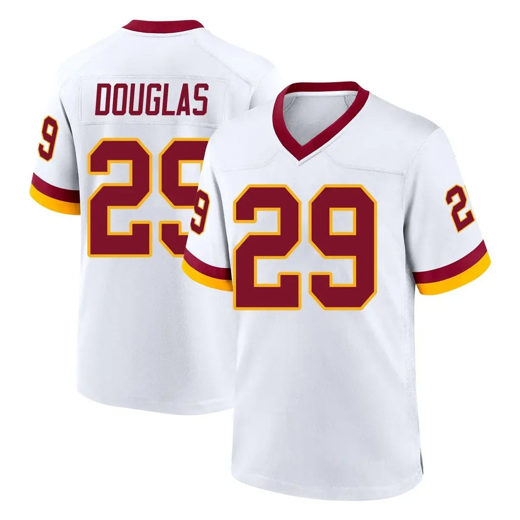 Rebec W.Commanders #29 Rasul Douglas Player White Home Game Stitched Jerseys
