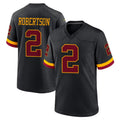 Rebec W.Commanders #2 Amik Robertson Player Black Limited Home Game Stitched Jerseys