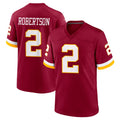 Rebec W.Commanders #2 Amik Robertson Player Burgundy Game Home Stitched Jerseys