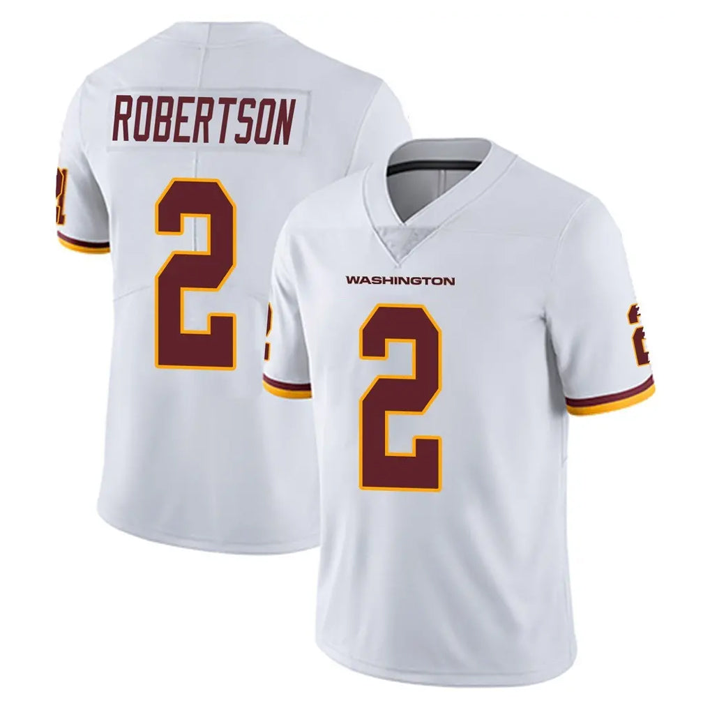 Rebec W.Commanders #2 Amik Robertson Player White Limited Vapor Untouchable Home Game Stitched Jerseys