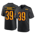 Rebec W.Commanders #39 Jeremy Reaves Player Black Home Game Stitched Jerseys