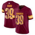 Rebec W.Commanders #39 Jeremy Reaves Player Burgundy Limited Vapor Home Game Stitched Jerseys