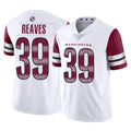 Rebec W.Commanders #39 Jeremy Reaves Player White Limited Vapor Home Game Stitched Jerseys