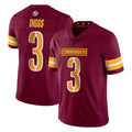 Rebec W.Commanders #3 Stefon Diggs Player Burgundy Limited Vapor Home Game Stitched Jerseys