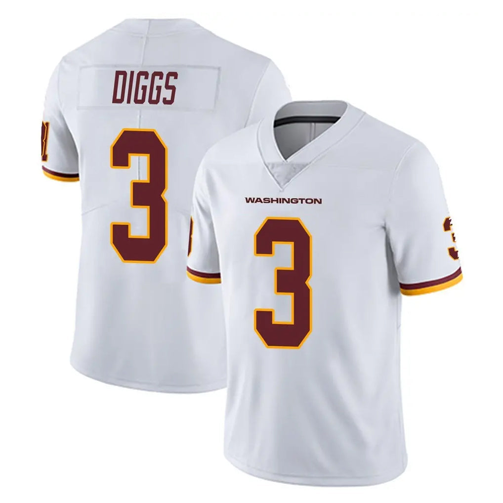 Rebec W.Commanders #3 Stefon Diggs Player White Limited Vapor Untouchable Home Game Stitched Jerseys