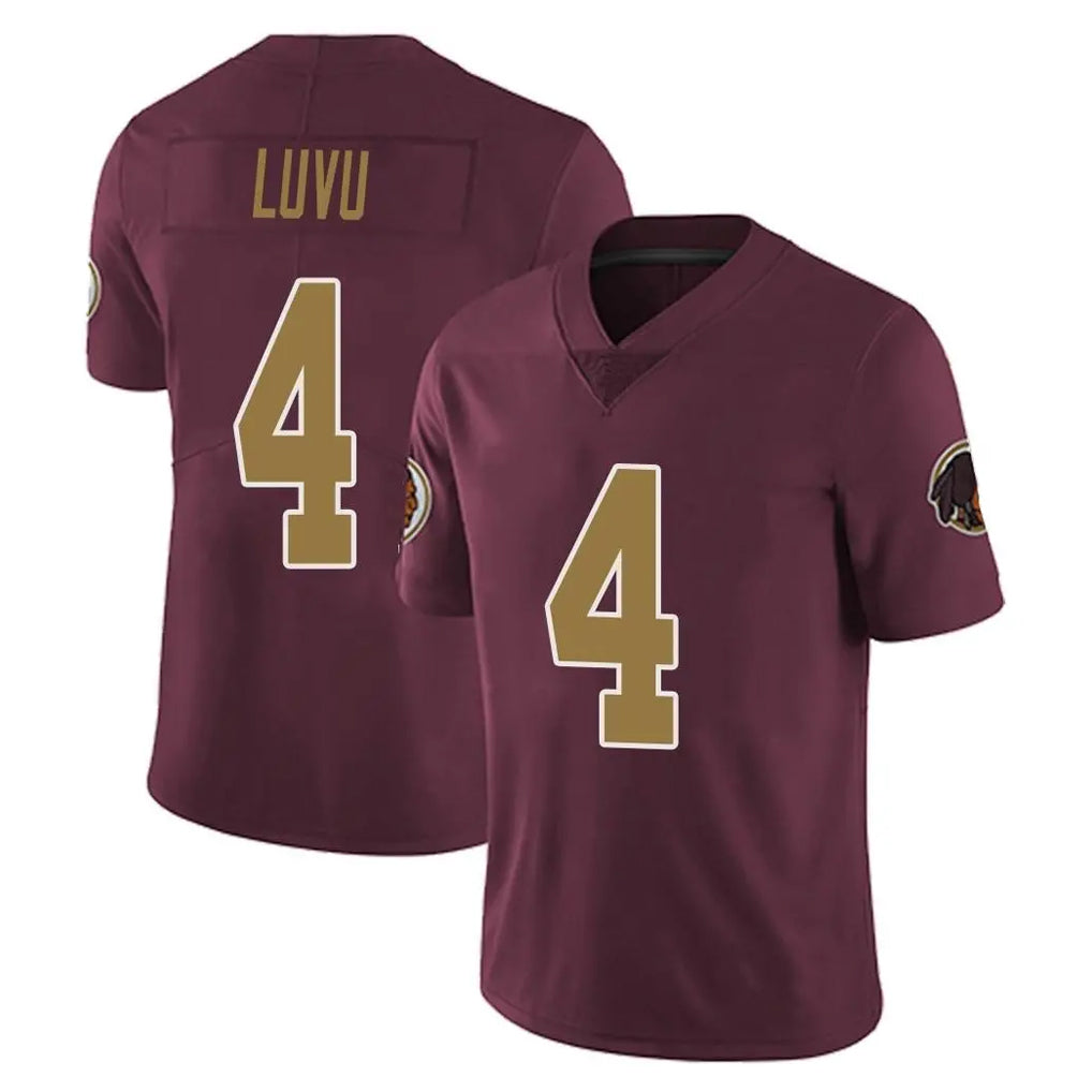 Rebec W.Commanders #4 Frankie Luvu Player Burgundy Alternate Vapor Untouchable Home Game Stitched Jerseys