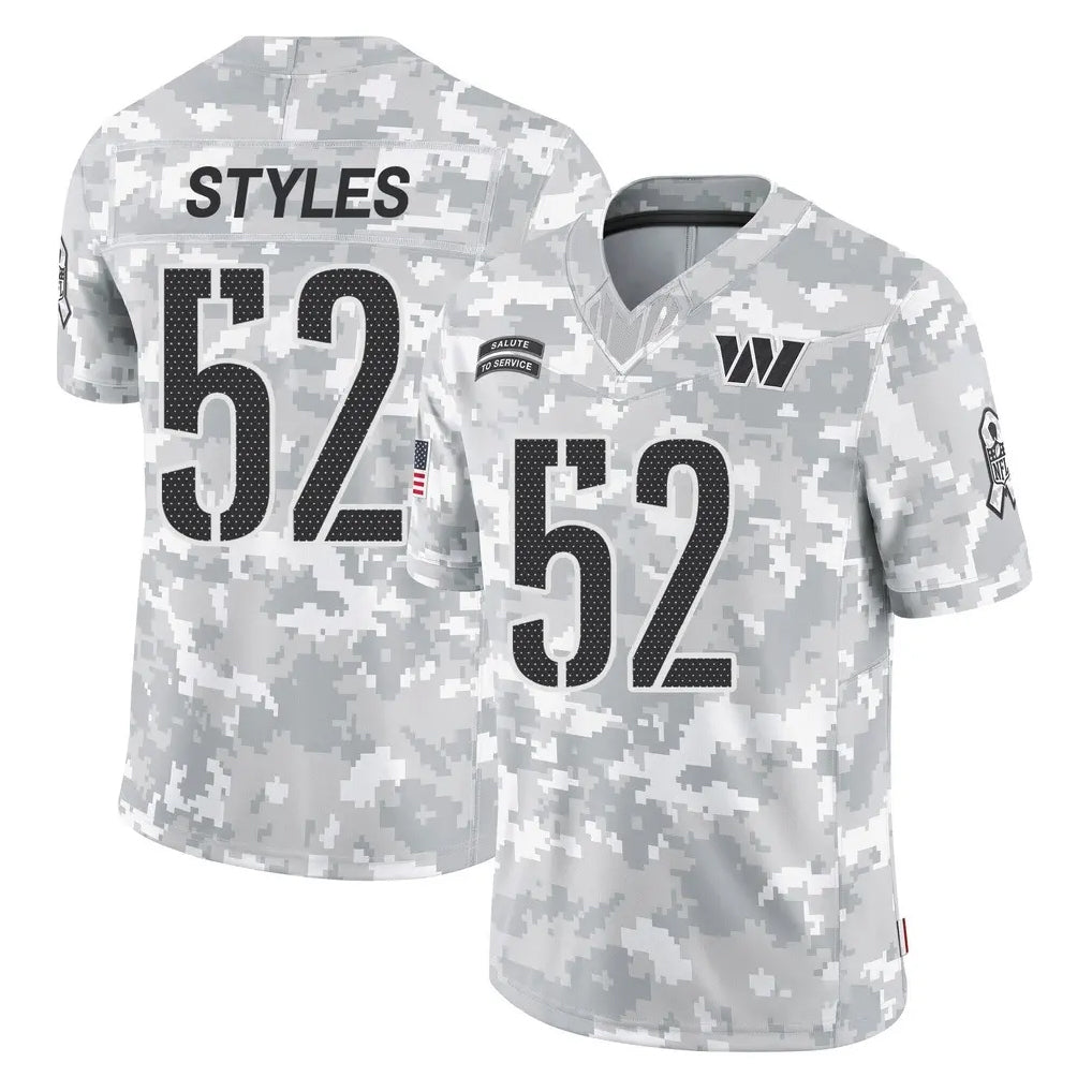 Rebec W.Commanders #52 Sonny Styles Player Arctic Camo Limited Salute To Service Home Game Stitched Jerseys