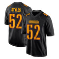 Rebec W.Commanders #52 Sonny Styles Player Black Carbon Fashion Home Game Stitched Jerseys