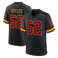 Rebec W.Commanders #52 Sonny Styles Player Black Limited Home Game Stitched Jerseys