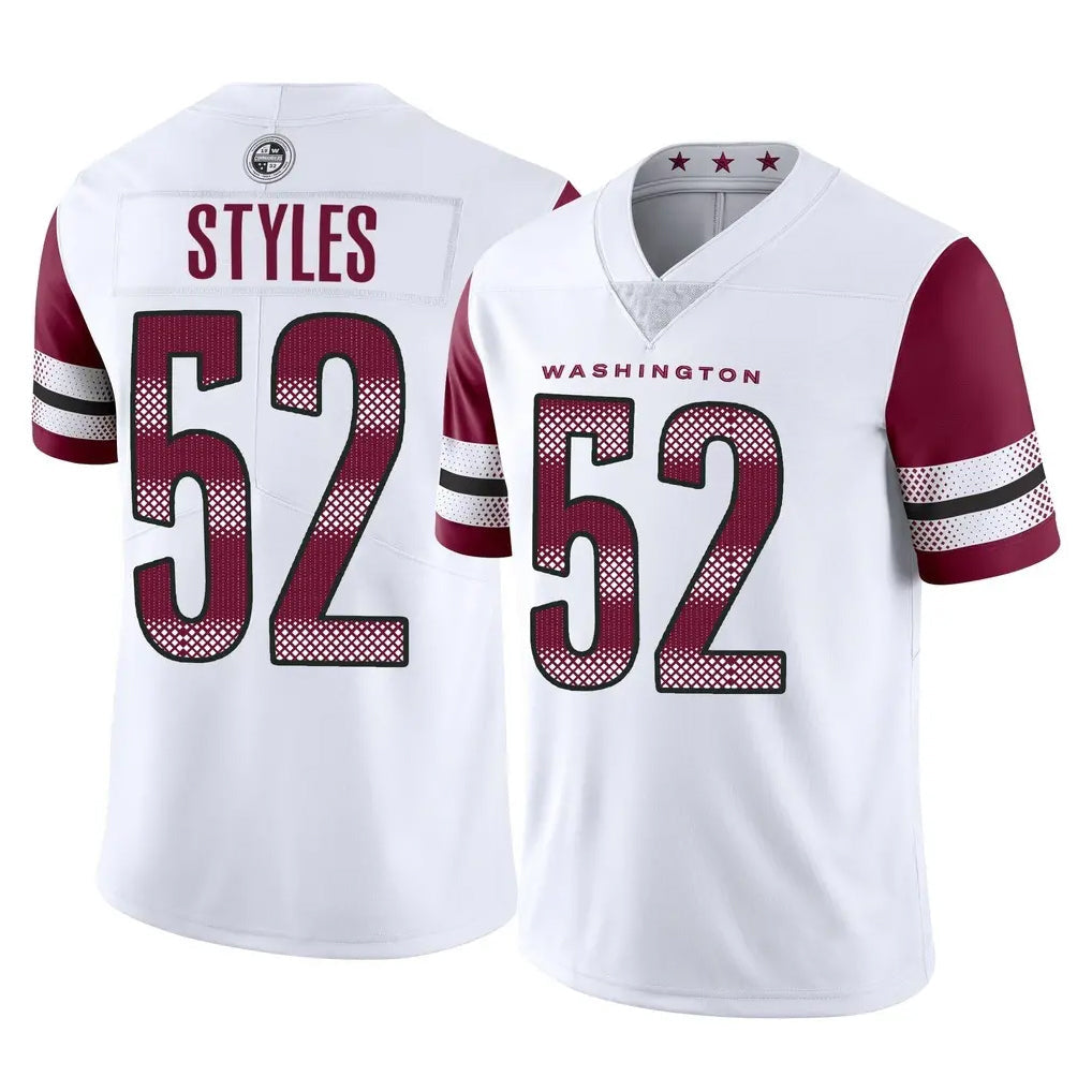 Rebec W.Commanders #52 Sonny Styles Player White Limited Vapor Home Game Stitched Jerseys