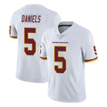 Rebec W.Commanders #5 Jayden Daniels Player White Limited Vapor Untouchable Home Game Stitched Jerseys