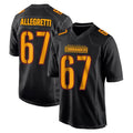 Rebec W.Commanders #67 Nick Allegretti Player Black Carbon Fashion Home Game Stitched Jerseys