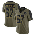 Rebec W.Commanders #67 Nick Allegretti Player Olive Salute To Service Limited Game Stitched Jerseys