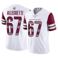 Rebec W.Commanders #67 Nick Allegretti Player White Limited Vapor Home Game Stitched Jerseys