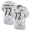 Rebec W.Commanders #72 Josh Conerly Jr. Player Arctic Camo Limited Salute To Service Home Game Stitched Jerseys