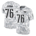 Rebec W.Commanders #76 Sam Cosmi Player Arctic Camo Limited Salute To Service Home Game Stitched Jerseys