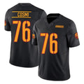 Rebec W.Commanders #76 Sam Cosmi Player Black Limited Vapor F.U.S.E. Home Game Stitched Jerseys