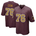 Rebec W.Commanders #76 Sam Cosmi Player Burgundy Alternate Home Game Stitched Jerseys
